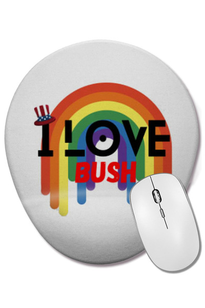 BASKI DÜNYASI Σ'ΑΓΑΠΩ ΜΠΑΜΠΑΣ Οβάλ ποντίκι με υποστήριξη καρπού