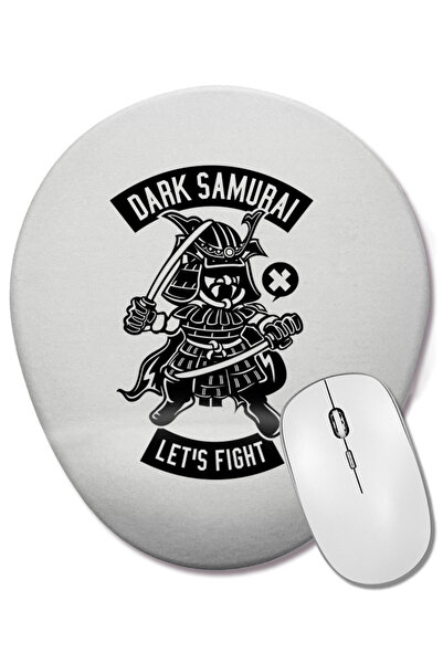 BASKI DÜNYASI Mouse Pad oval cu suport pentru încheietura mâinii, cu motiv Sa...