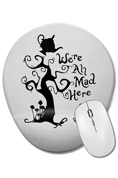 BASKI DÜNYASI Добре дошли в джунглата Овална подложка за мишка с опора за кит...