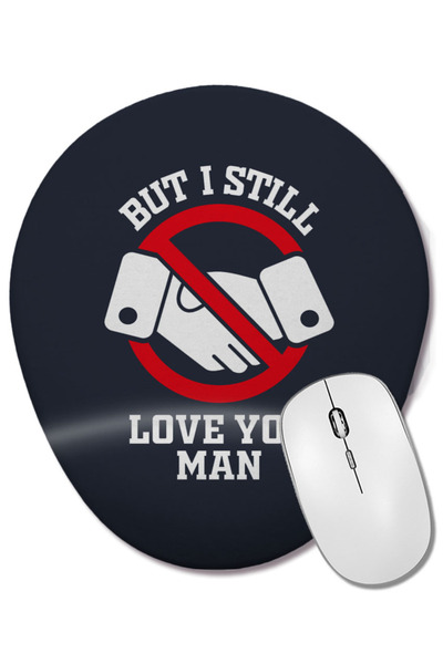 BASKI DÜNYASI Fără să se îmbrățișeze, dar îmi încă te iubesc, mouse pad oval ...