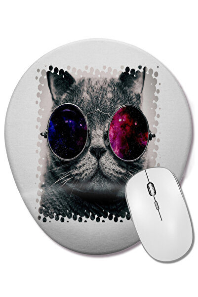 BASKI DÜNYASI Οβάλ ποντίκι με υποστήριξη καρπού για γάτες