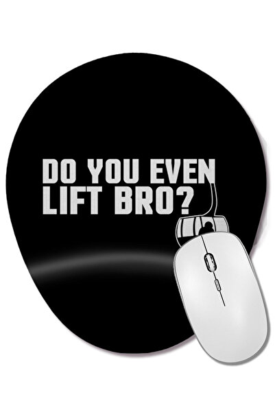 BASKI DÜNYASI Mouse Pad oval cu suport pentru încheietura mâinii, cu inscripț...