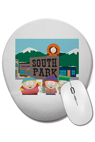 BASKI DÜNYASI South Park 012 Mouse Pad oval cu suport pentru încheietura mâinii