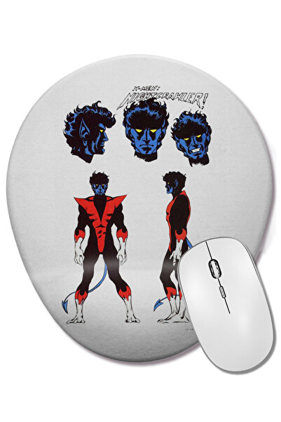 BASKI DÜNYASI Mouse Pad oval NIGHTCRAWLER cu suport pentru încheietura mâinii