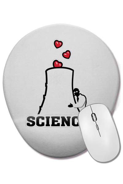 BASKI DÜNYASI Οβάλ ποντίκι με υποστήριξη καρπού Science Energia Nuclear
