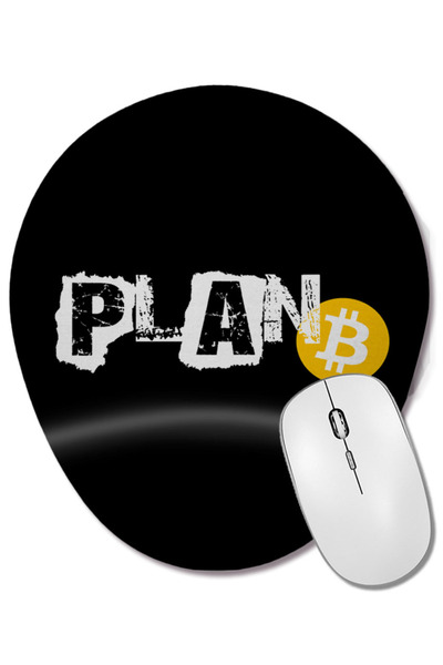 BASKI DÜNYASI Plan B Bitcoin Cryptocurrency Decentralized Crypto Mouse Pad ov...