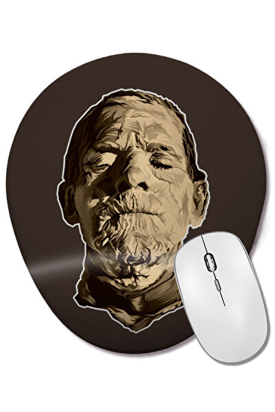 BASKI DÜNYASI Mouse Pad oval The Mummy Desert Tones Version cu suport pentru ...