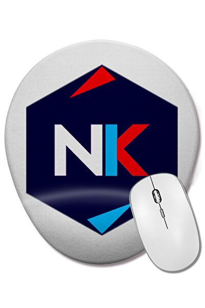 BASKI DÜNYASI Mouse Pad oval pentru copii Novelogia cu suport pentru încheiet...