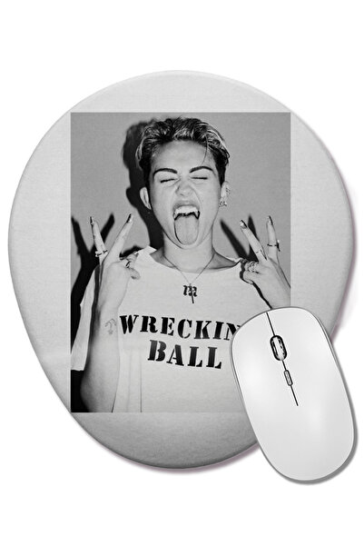 BASKI DÜNYASI Mouse Pad oval Miles Davis cu suport pentru încheietura mâinii