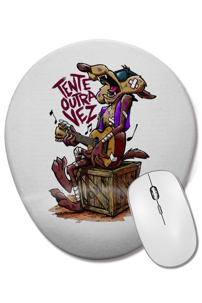 BASKI DÜNYASI Mouse Pad oval Kill La Kill cu suport pentru încheietura mâinii