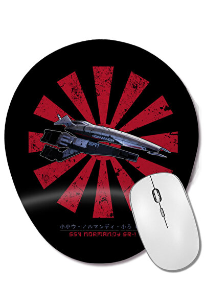 BASKI DÜNYASI SSV Normandy SR 1 Retro Japanese Mass Effect Mouse Pad oval cu ...