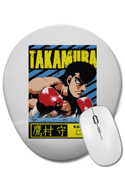 BASKI DÜNYASI Mouse Pad oval Takamura Mamoru cu suport pentru încheietura mâinii