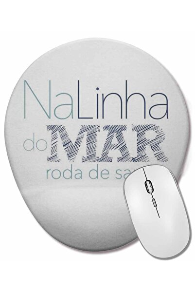 BASKI DÜNYASI Mouse Pad oval Na Linha do Mar Roda De Samba cu suport pentru î...