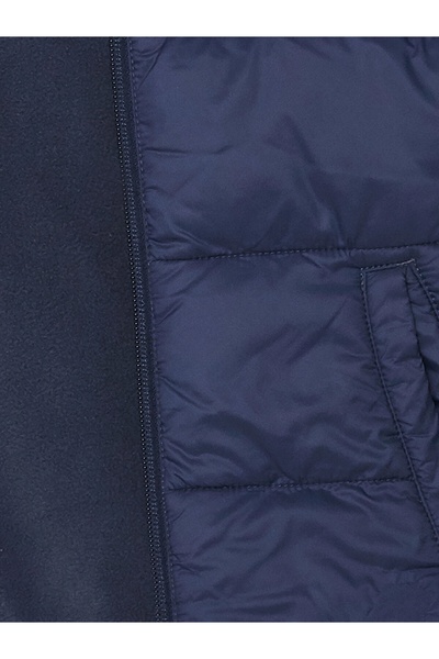 LC Waikiki Lcw Kids Dark Blue Stand Collar Boy's Vest