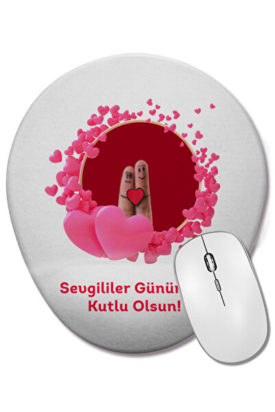 BASKI DÜNYASI Cadou pentru iubit de Ziua Îndrăgostiților 040 Mouse Pad oval c...