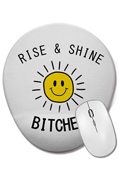 BASKI DÜNYASI Rise&shine ovalna podloga za miša sa podrškom za zglob