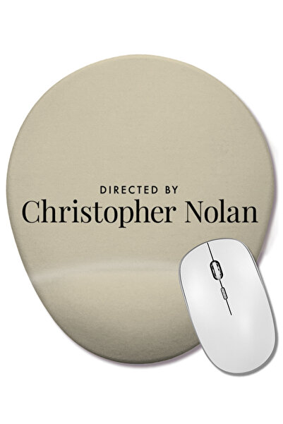 BASKI DÜNYASI Desenat de Christopher Nolan Mouse Pad oval cu suport pentru încheietura mâinii