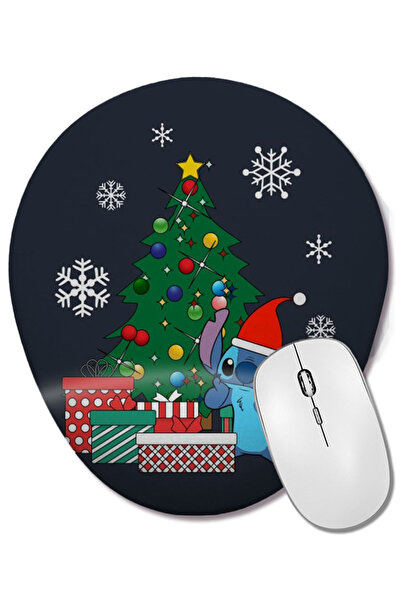 BASKI DÜNYASI Χριστουγεννιάτικο δέντρο Stitch Lilo And Stitch Οβάλ ποντίκι με...