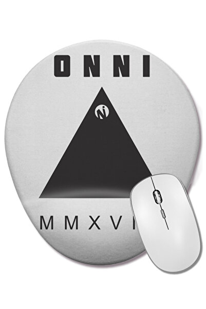 BASKI DÜNYASI Mouse Pad oval Onni Triangulo Mmxviii cu suport pentru încheietura mâinii