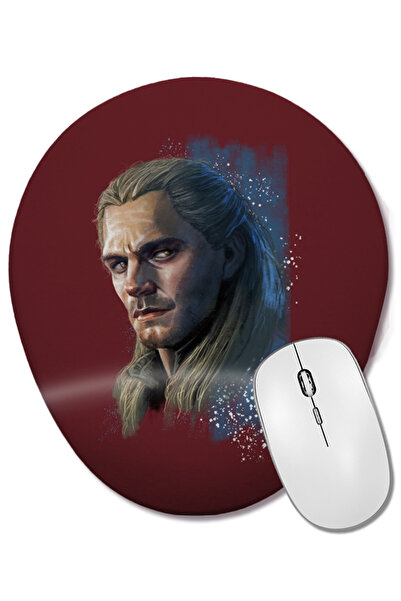 BASKI DÜNYASI Witcher Geralt 01 Οβάλ ποντίκι με υποστήριξη καρπού