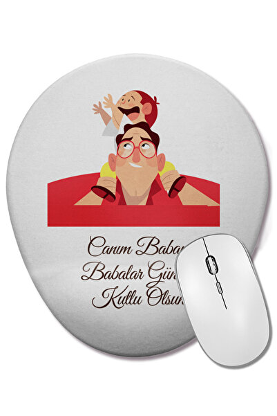 BASKI DÜNYASI Δώρο για την Ημέρα του Πατέρα για τον Πατέρα 024 Οβάλ ποντίκι μ...