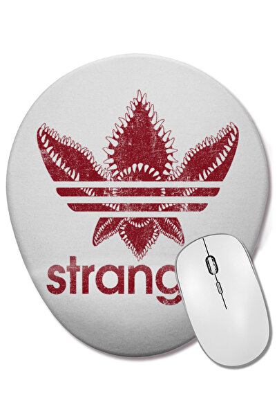 BASKI DÜNYASI Stranger Things Mouse Pad oval cu suport pentru încheietura mâinii