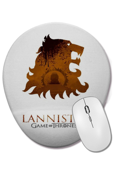 BASKI DÜNYASI Οβάλ ποντίκι ποντικοπολεμικής χρήσης Casa Lannister Game of Thr...