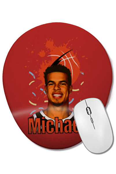 BASKI DÜNYASI Citaturi ale lui Michael Jackson - Cadou artistic - Mouse Pad oval în stil retro vintage cu suport pentru încheietura mâinii