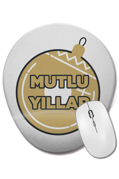 BASKI DÜNYASI Новогодишна концепция Подарък за Нова година 09 Овална подложка...