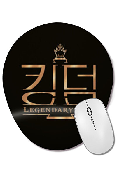 BASKI DÜNYASI Kingdom Legendary War LOGO 2021 Mouse Pad oval cu suport pentru încheietura mâinii