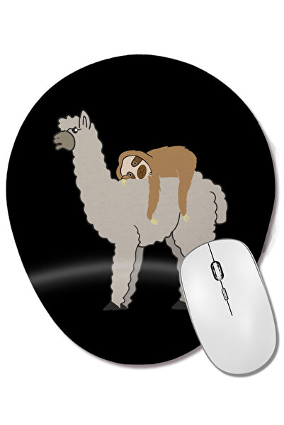 BASKI DÜNYASI Mouse Pad oval cu suport pentru încheietura mâinii, cu lama ado...