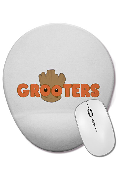 BASKI DÜNYASI Guardians Of The Galaxy Grooters Baby Groot Mouse Pad oval cu s...
