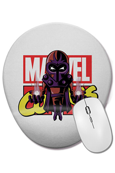 BASKI DÜNYASI Marvel Comics Magneto de Marvel Οβάλ ποντίκι με υποστήριξη καρπού