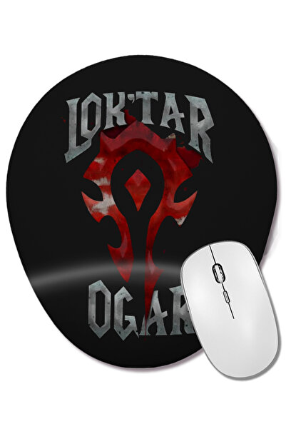 BASKI DÜNYASI World Of Warcraft Lok'tar Ogar ovalna podloga za miša sa podršk...