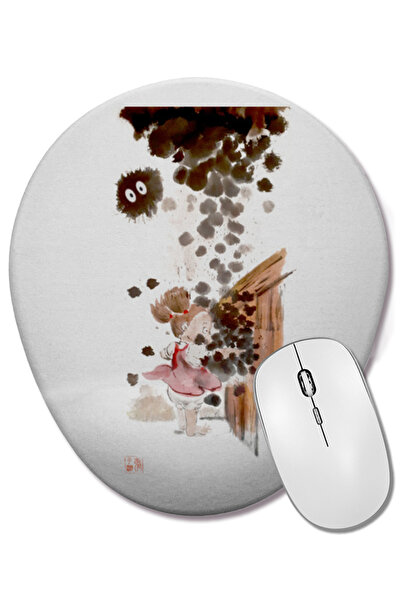 BASKI DÜNYASI Totoro Soot Surprise Οβάλ ποντίκι με υποστήριξη καρπού