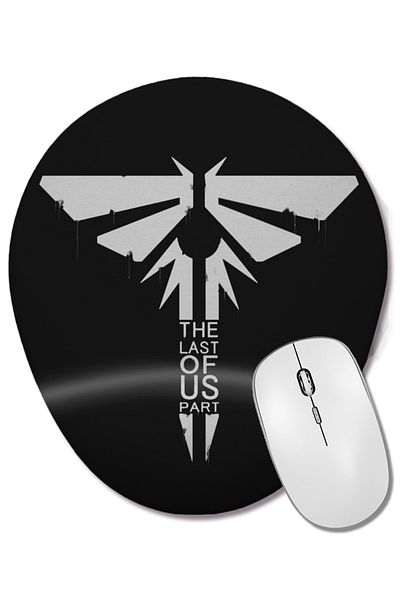 BASKI DÜNYASI لوحة ماوس بيضاوية تدعم المعصم من The Last Of Us Firefly