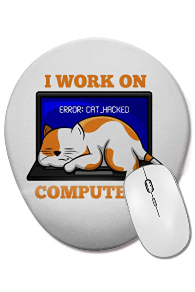 BASKI DÜNYASI Mouse Pad oval cu suport pentru încheietura mâinii, cu tema de ...