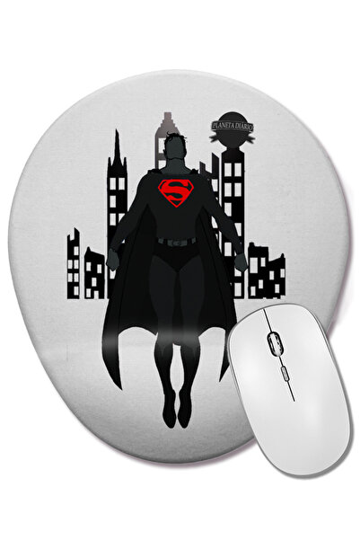 BASKI DÜNYASI Zboară în sus! Mouse Pad oval cu suport pentru încheietura mâinii