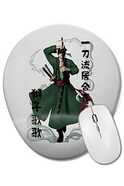 BASKI DÜNYASI Οβάλ ποντίκι ποντικοπολεμικής χρήσης Roronoa Zoro One Piece με ...