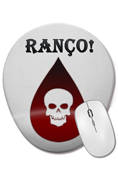 BASKI DÜNYASI Mouse Pad oval Ranço cu suport pentru încheietura mâinii