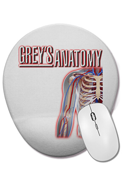BASKI DÜNYASI Grey's Anatomy Mk Οβάλ ποντίκι με υποστήριξη καρπού