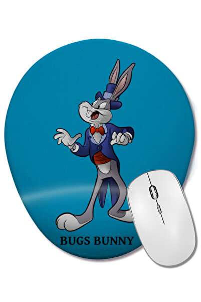 BASKI DÜNYASI Mouse Pad oval Looney Tunes Bugs Bunny cu suport pentru încheie...
