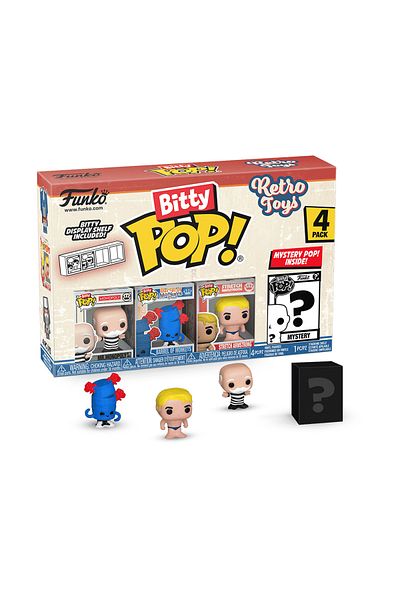 Funko مجموعة مجسمات ريترو ميني مكونة من 4 قطع