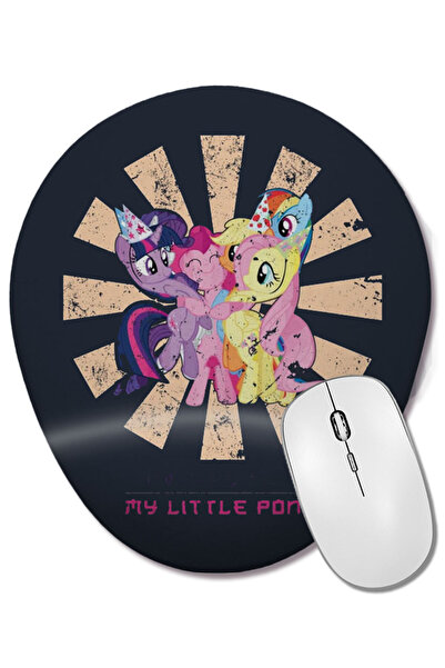 BASKI DÜNYASI My Little Pony Retro Japanese Mouse Pad oval cu suport pentru î...