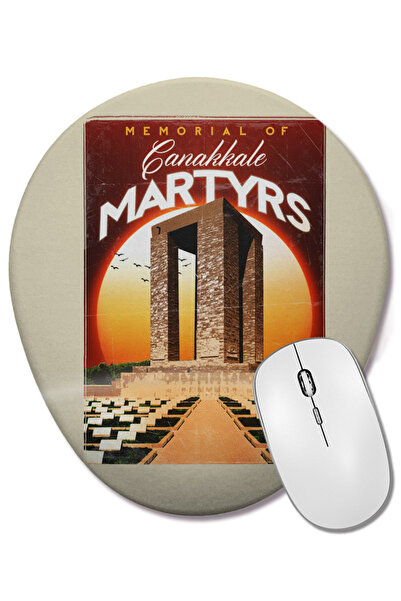 BASKI DÜNYASI Mouse Pad oval cu suport pentru încheietura mâinii, Memorialul ...