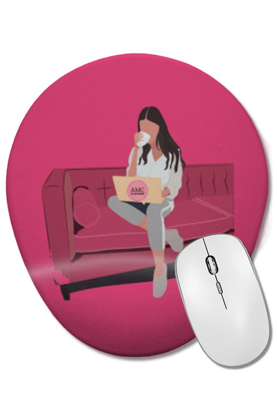 BASKI DÜNYASI Amc Stock TO THE MOON Queens Mouse Pad oval cu suport pentru încheietura mâinii