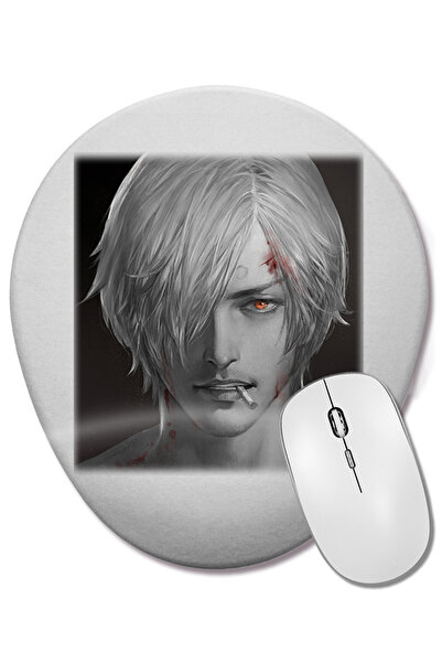BASKI DÜNYASI Mouse Pad oval cu suport pentru încheietura mâinii Sanji