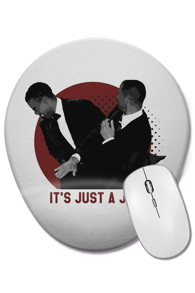 BASKI DÜNYASI Will Smith Este doar o glumă Mouse Pad oval cu suport pentru în...