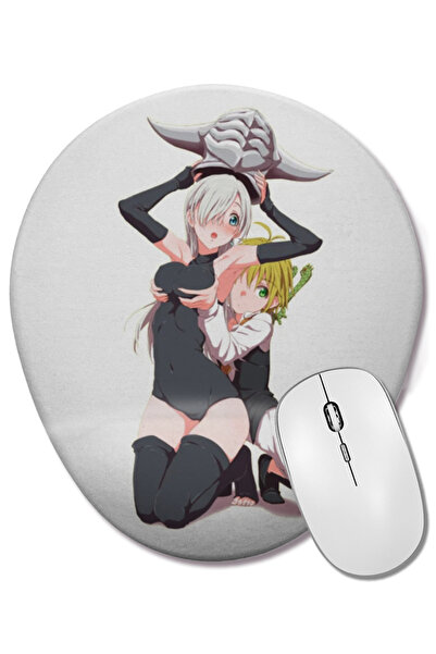 BASKI DÜNYASI Мелиодас Елизабет Седемте смъртни гряха Bilek Destekli Oval Mou...