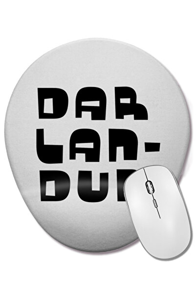 BASKI DÜNYASI Mouse Pad oval Darlandum Karadeniz 01 cu suport pentru încheiet...